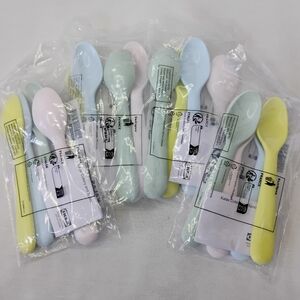 IKEA KALAS Kids Spoons 4 Packs Of 4 Bundle Eating Colorful Tableware Utensils